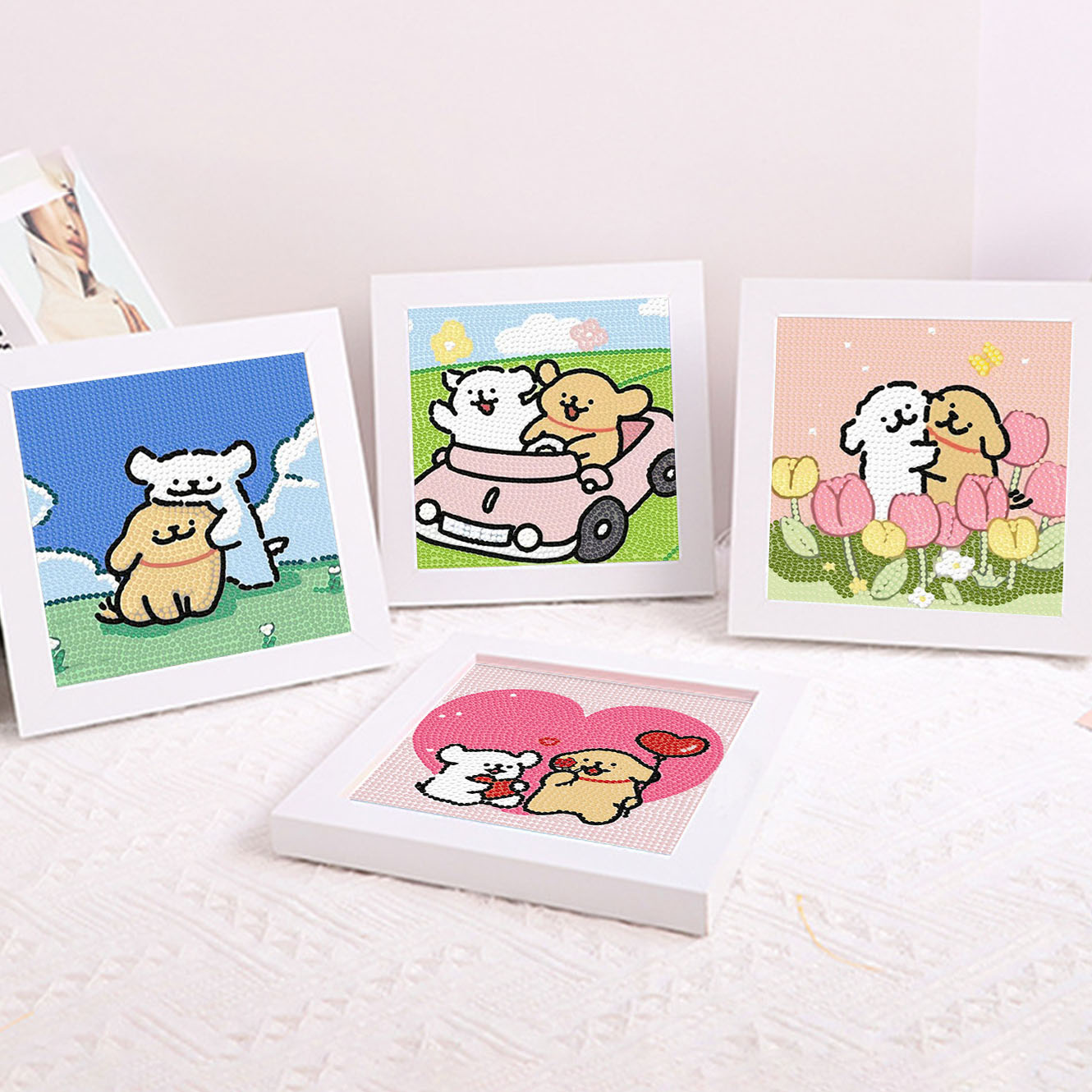 Embroidery Service - طقم تطريز متقاطع 5D DIY، لوحة