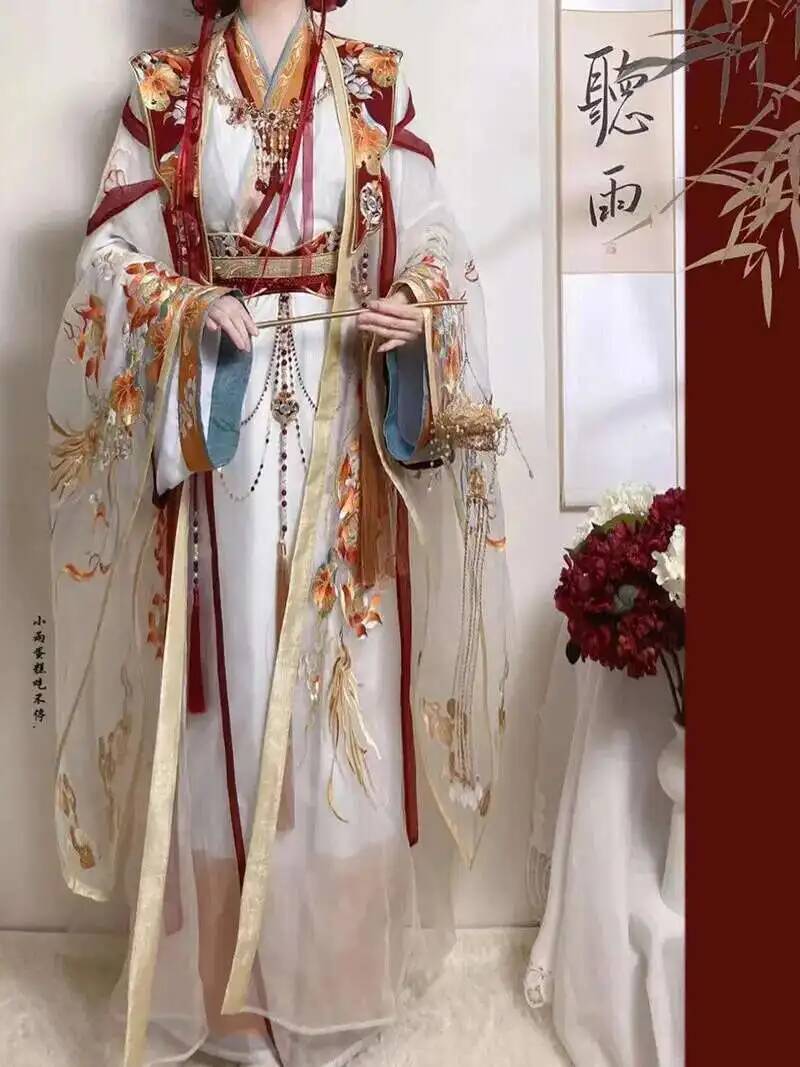 Embroidery Set - سلالة مينغ هانفو التطريز الثقيلة الحرفية