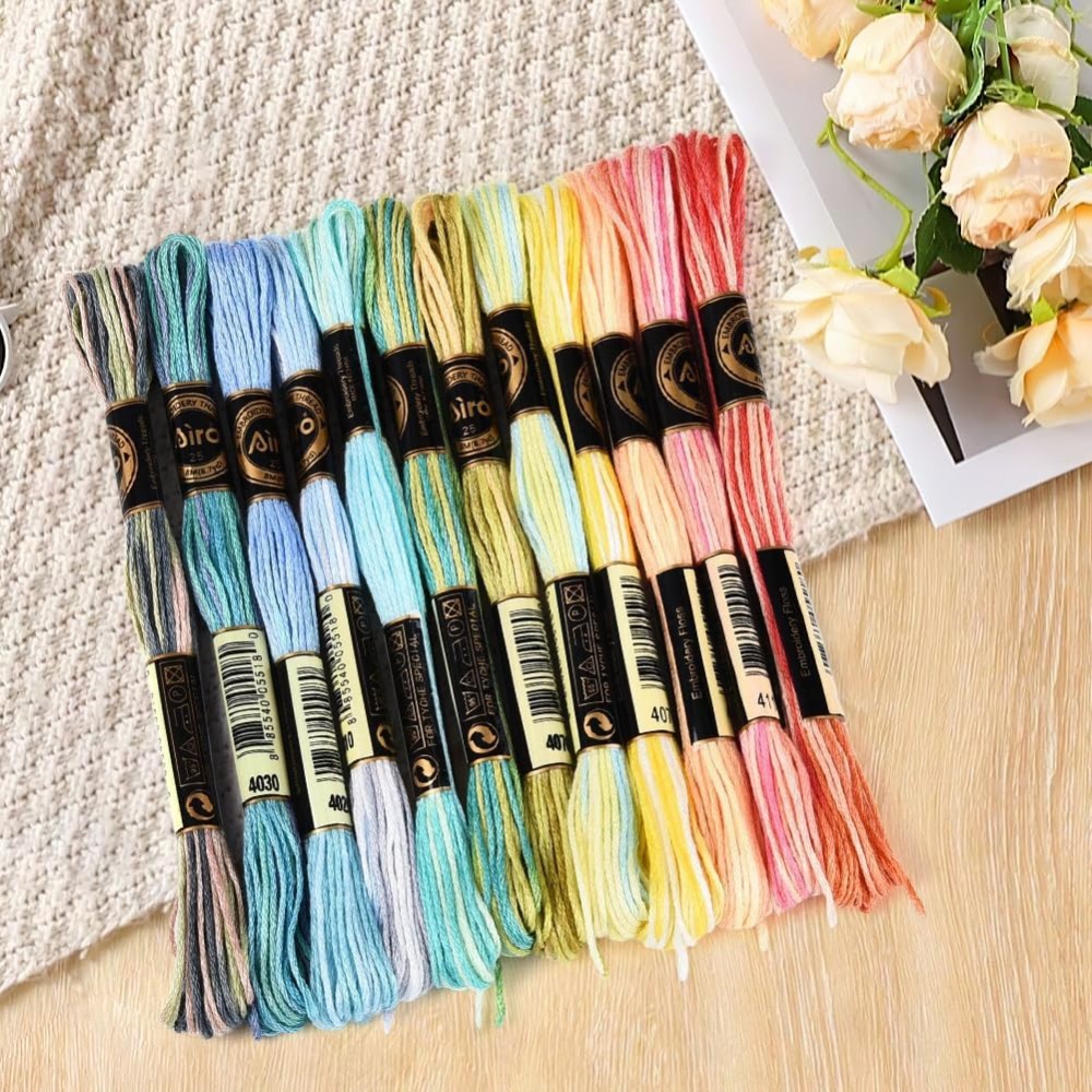 12 خيطًا، 105 ياردة، 6 طبقات،  - مراجعة Embroidery Stitch وسعره