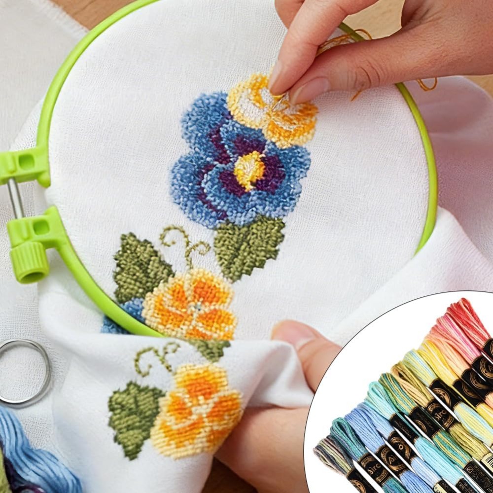 12 خيطًا، 105 ياردة، 6 طبقات،  - مراجعة Embroidery Stitch وسعره
