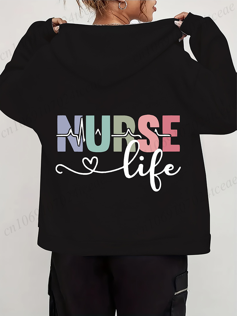 المرأة الخريف الشتاء هوديس الس - مراجعة Embroidery Zip Up Hoodie وسعره