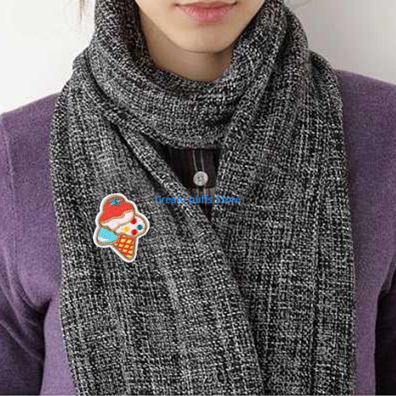 50LE 20PCS Cartoon Lollipop Ic - مراجعة Embroidery Cream وسعره
