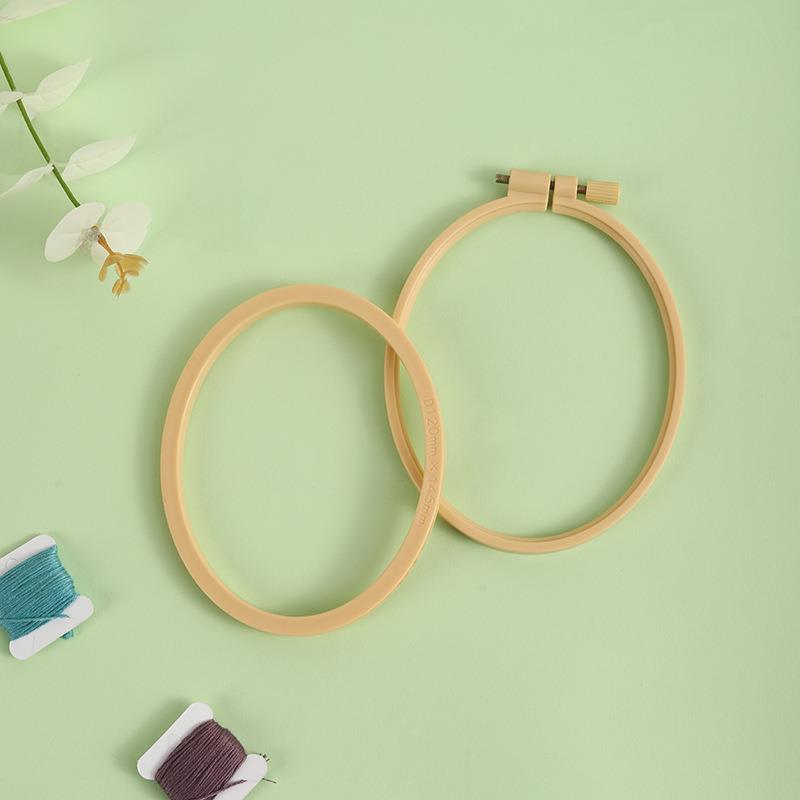 أطواق تطريز بيضاوية بلاستيكية  - مراجعة Stitch Marker Ring وسعره