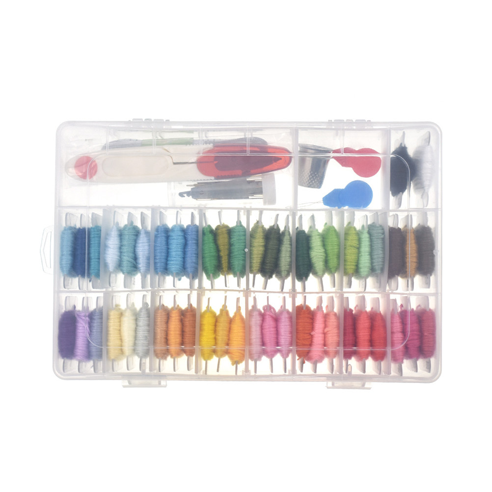 مجموعة تطريز متنوعة للمبتدئين  - مراجعة Embroidery Stitch وسعره