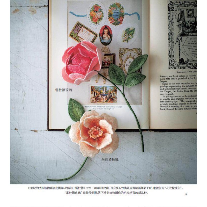 كتاب التطريز ثلاثي الأبعاد: دل - مراجعة Embroidery World وسعره