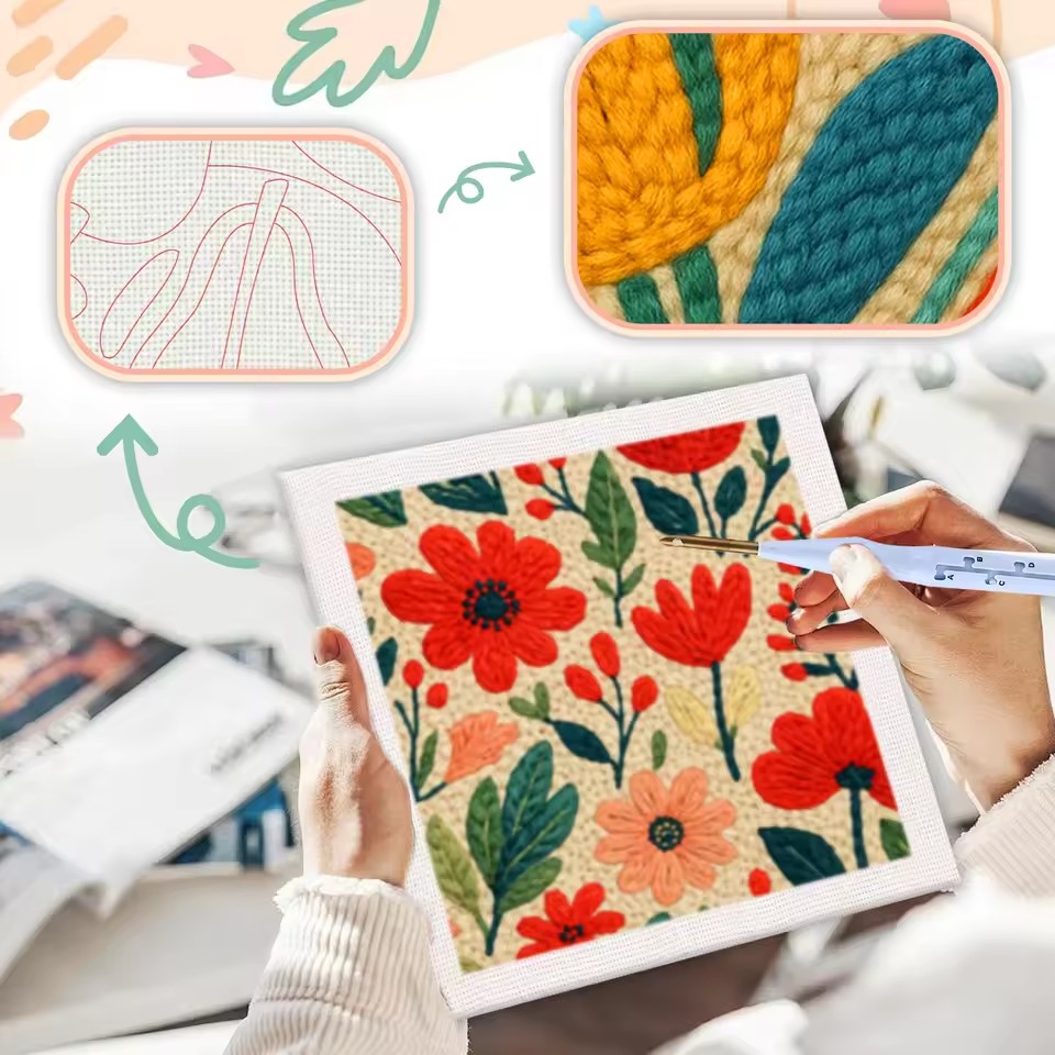 مجموعة أدوات التطريز بالإبرة ا - مراجعة Embroidery Ideas For Bags وسعره
