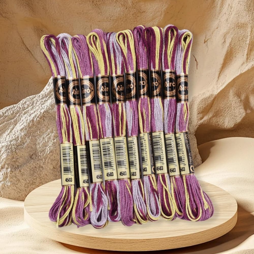 6 السواحل الأرجواني متنوعة الت - مراجعة Embroidery Stitch وسعره