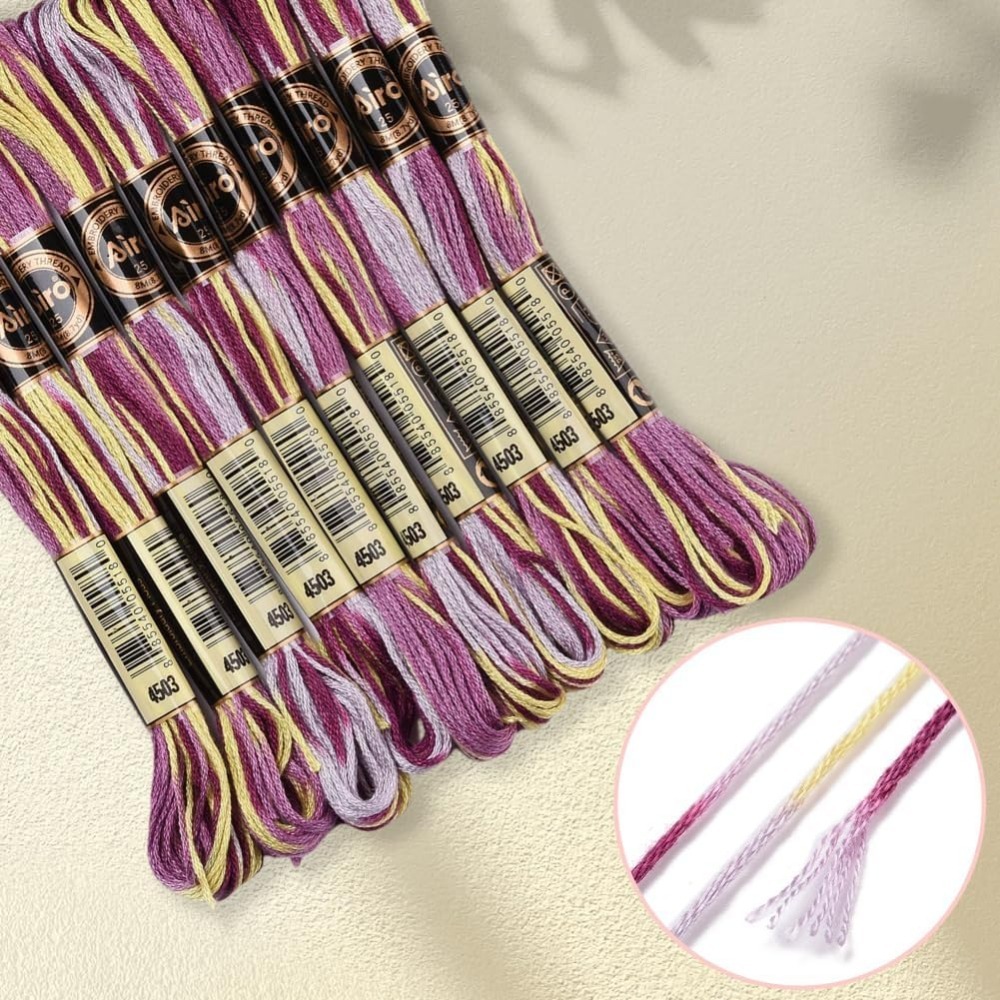 6 السواحل الأرجواني متنوعة الت - مراجعة Embroidery Stitch وسعره
