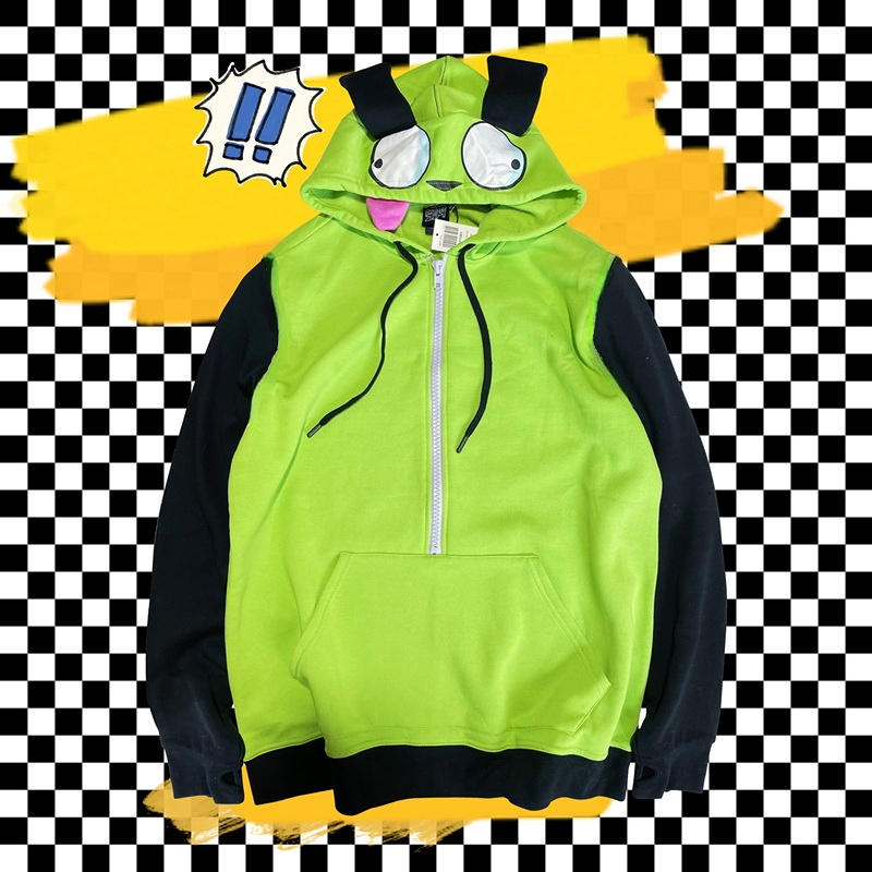 أنيمي الغازي تأثيري حلي معطف ا - مراجعة Embroidery Zip Up Hoodie وسعره