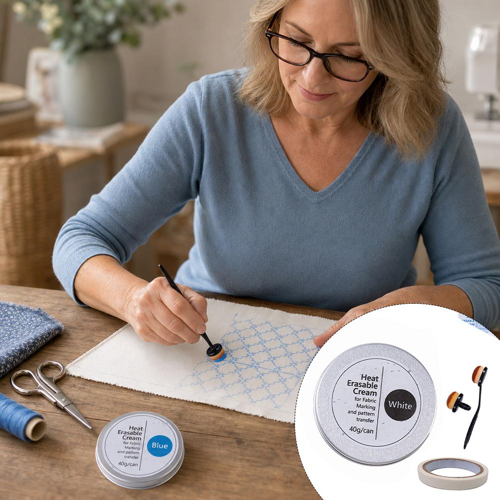 كريم ترقيم الأقمشة القابل للمس - مراجعة Embroidery Cream وسعره