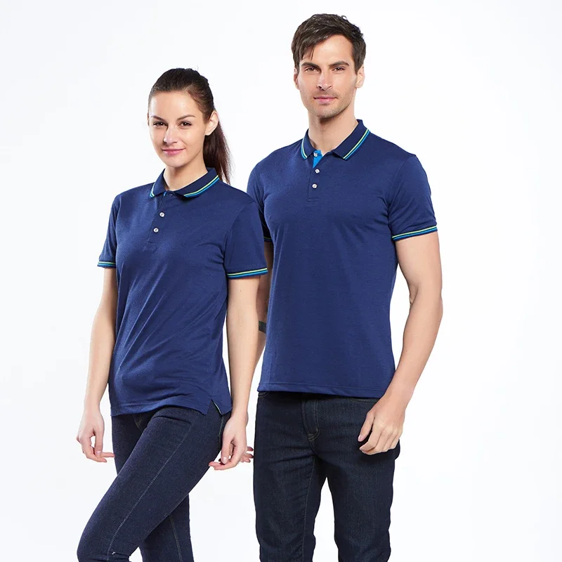 قميص بولو بأكمام قصيرة بشعار م - مراجعة Embroidery Men Shirt وسعره