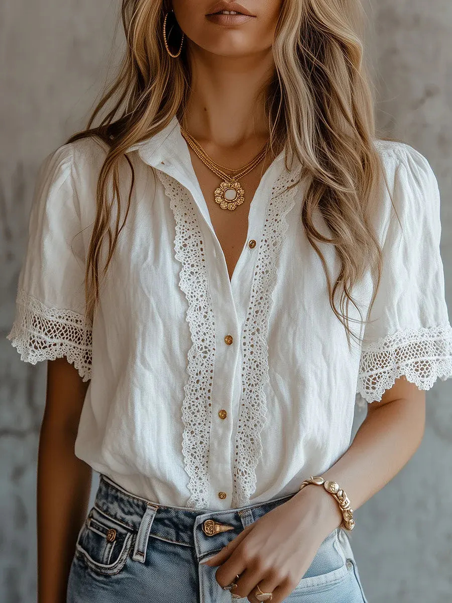 قمصان نسائية أنيقة بلون واحد م - مراجعة Embroidery Online وسعره