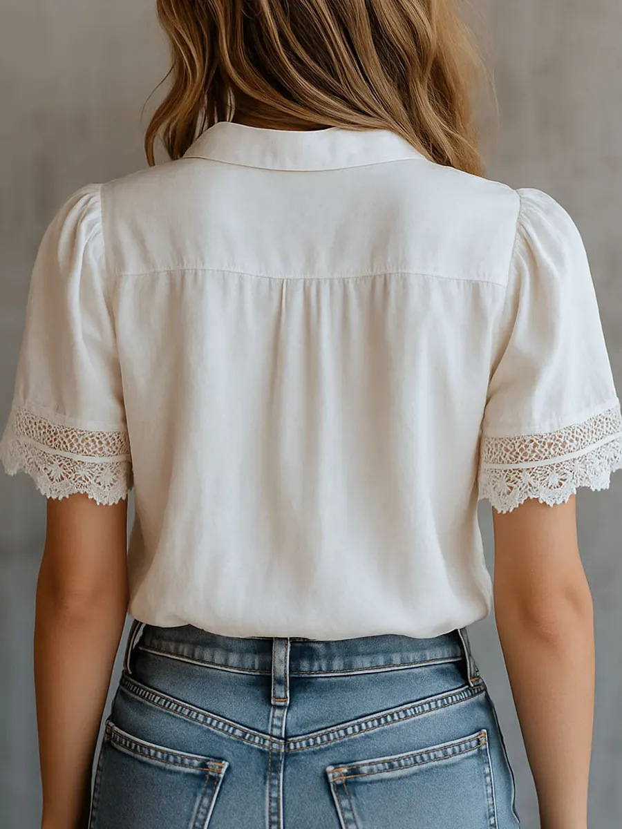 قمصان نسائية أنيقة بلون واحد م - مراجعة Embroidery Online وسعره