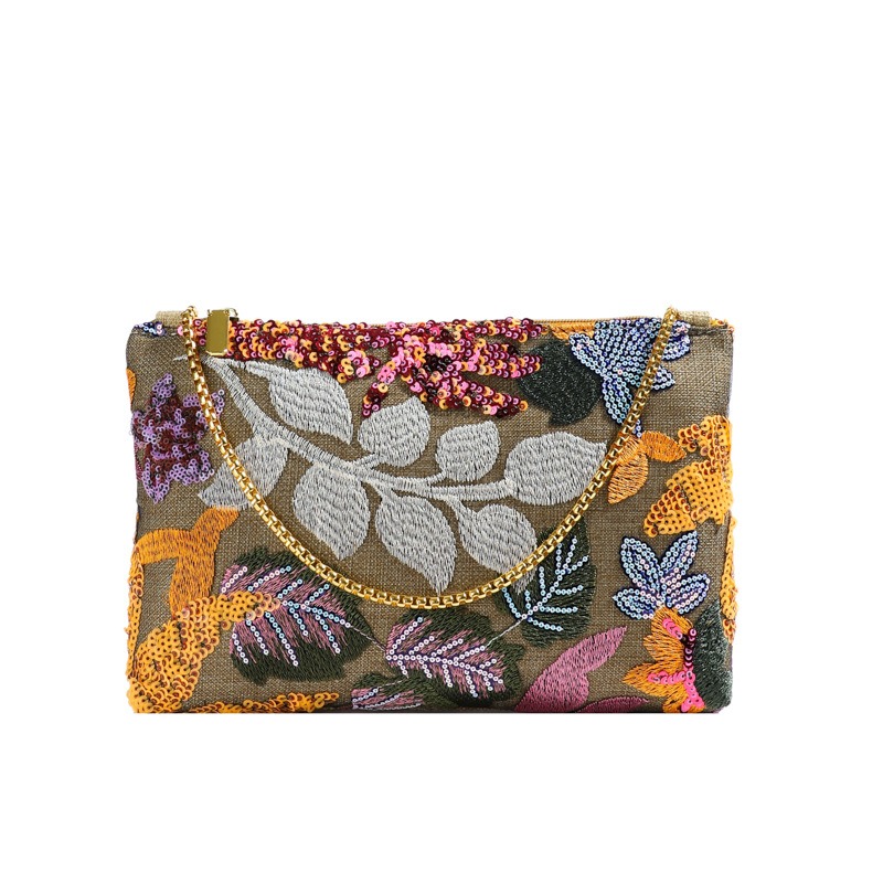 الترتر التطريز حقيبة صغيرة للن - مراجعة Embroidery Bali وسعره