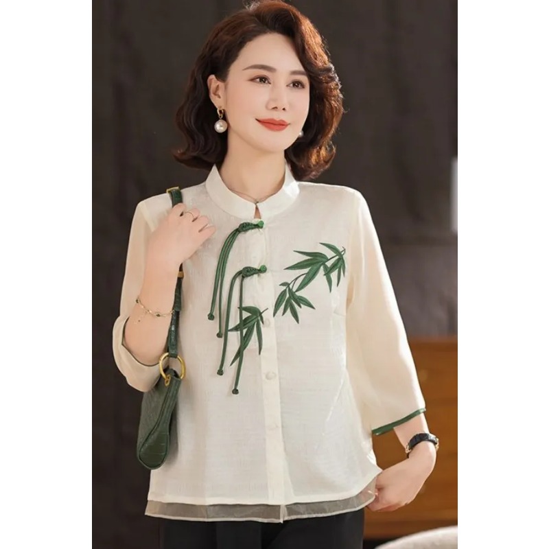 بلوزة نسائية بلون كريمي أبيض ع - مراجعة Embroidery Cream وسعره