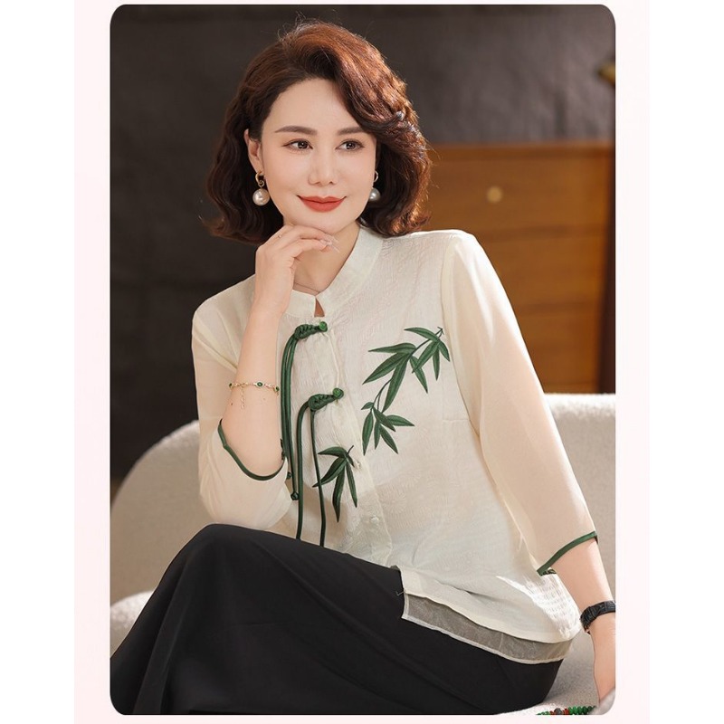 بلوزة نسائية بلون كريمي أبيض ع - مراجعة Embroidery Cream وسعره