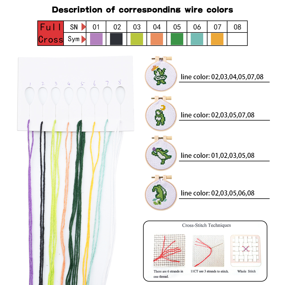 4 قطع طقم تطريز للمبتدئين، نمط - مراجعة Embroidery Needles وسعره