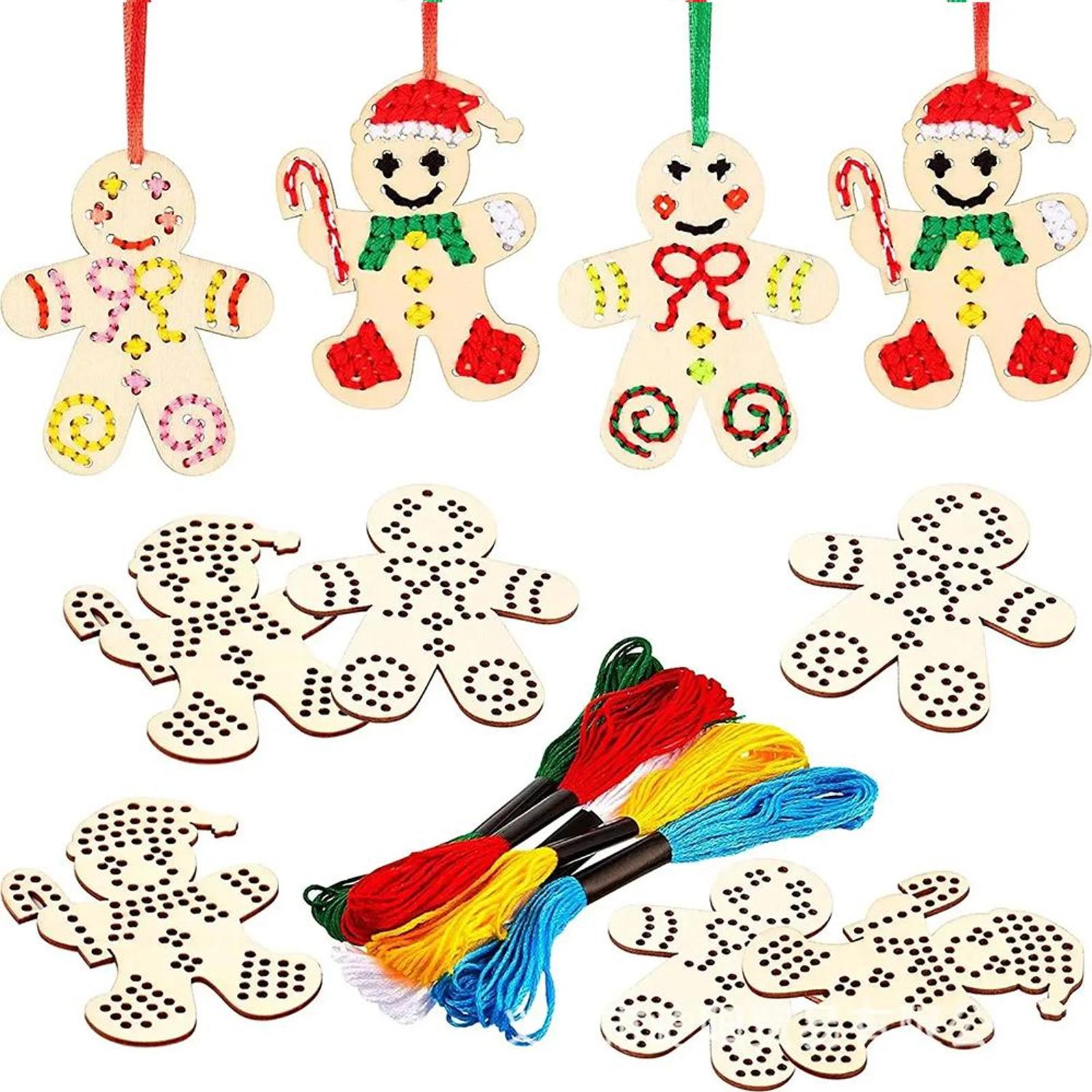 قلادة مطرزة على شكل بيض عيد ال - مراجعة Embroidery Xmas Tree وسعره