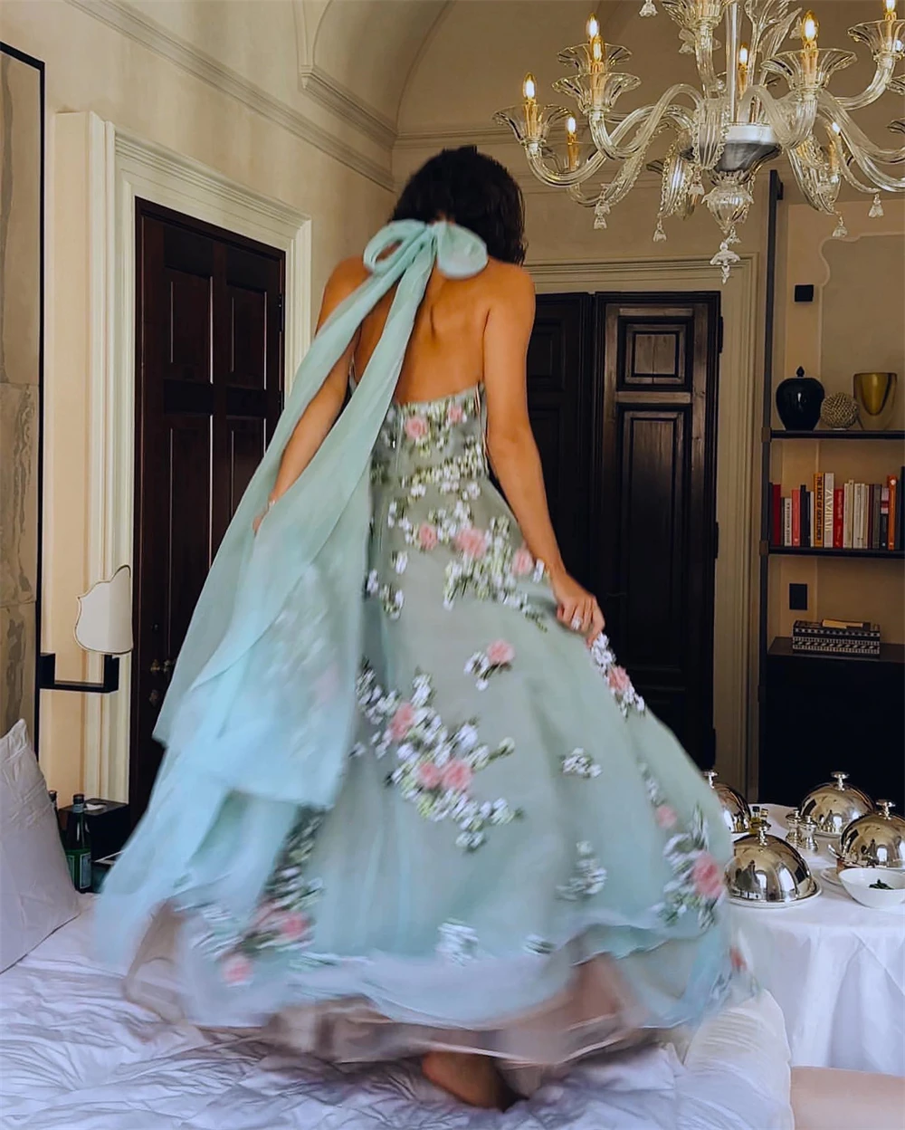تخصيص Jiayigong صافي نمط الشاط - مراجعة Embroidery Net Dress وسعره
