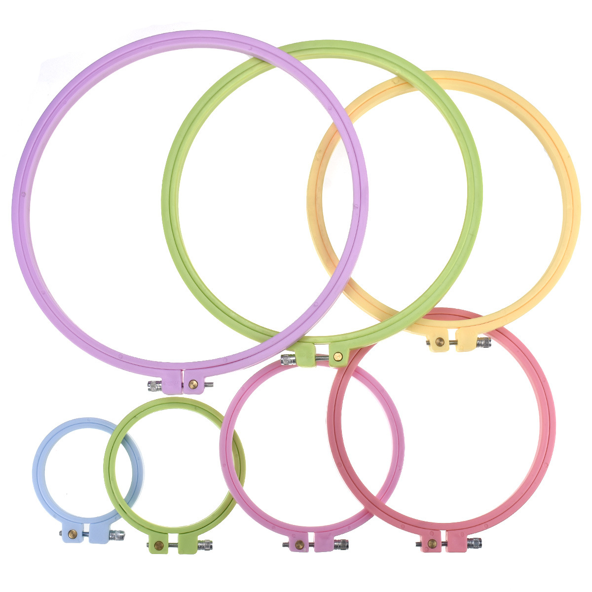إطارات تطريز بلاستيكية دائرية  - مراجعة Stitch Marker Ring وسعره