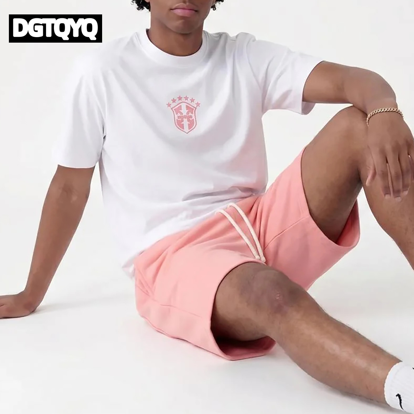 طقم صيفي جديد للرجال يتكون من  - مراجعة Embroidery Men Shirt وسعره