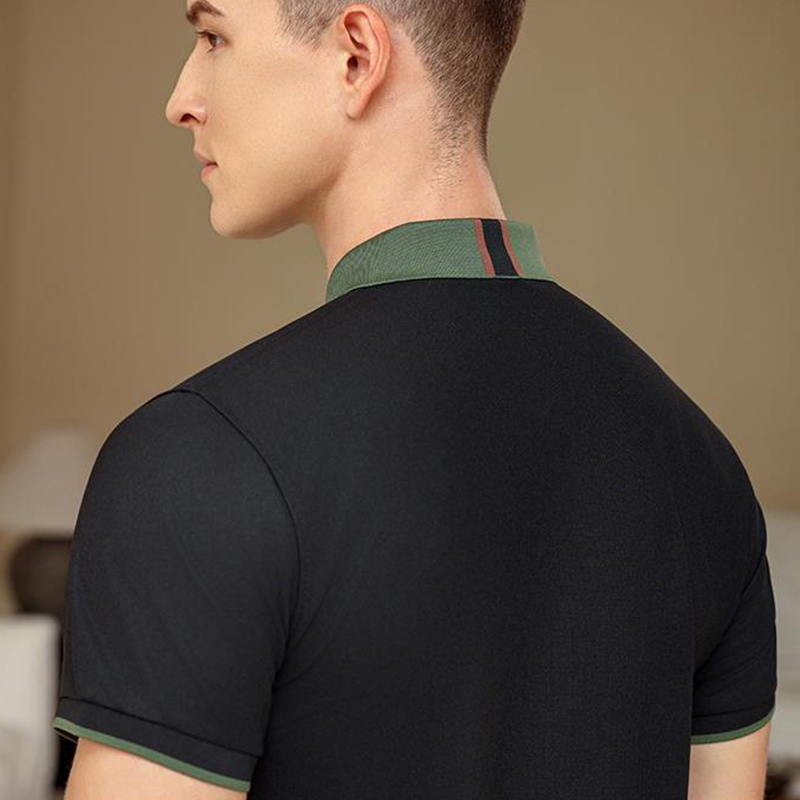 قميص بولو كتلة الألوان - طباعة - مراجعة Embroidery Men Shirt وسعره