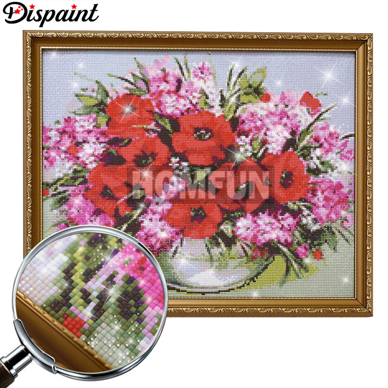 Dispaint حجر الراين اللوحة الك - مراجعة Embroidery Cross Stitch Patterns وسعره