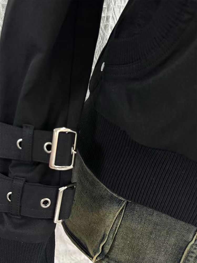سترة نسائية سوداء ضيقة بسحاب م - مراجعة Embroidery Zip Up Hoodie وسعره