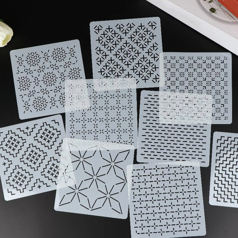 9/32 قطعة قالب تطريز ساشيكو، ق - مراجعة Embroidery Service وسعره