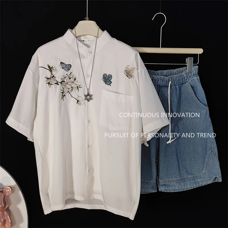طقم رجالي من 3 قطع بتصميم صيني - مراجعة Embroidery Set وسعره
