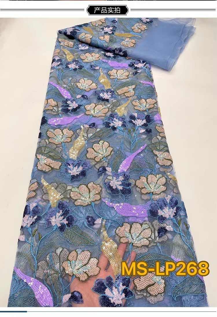 1 ياردة من قماش تلّا الفاخر ال - مراجعة Embroidery Net Dress وسعره
