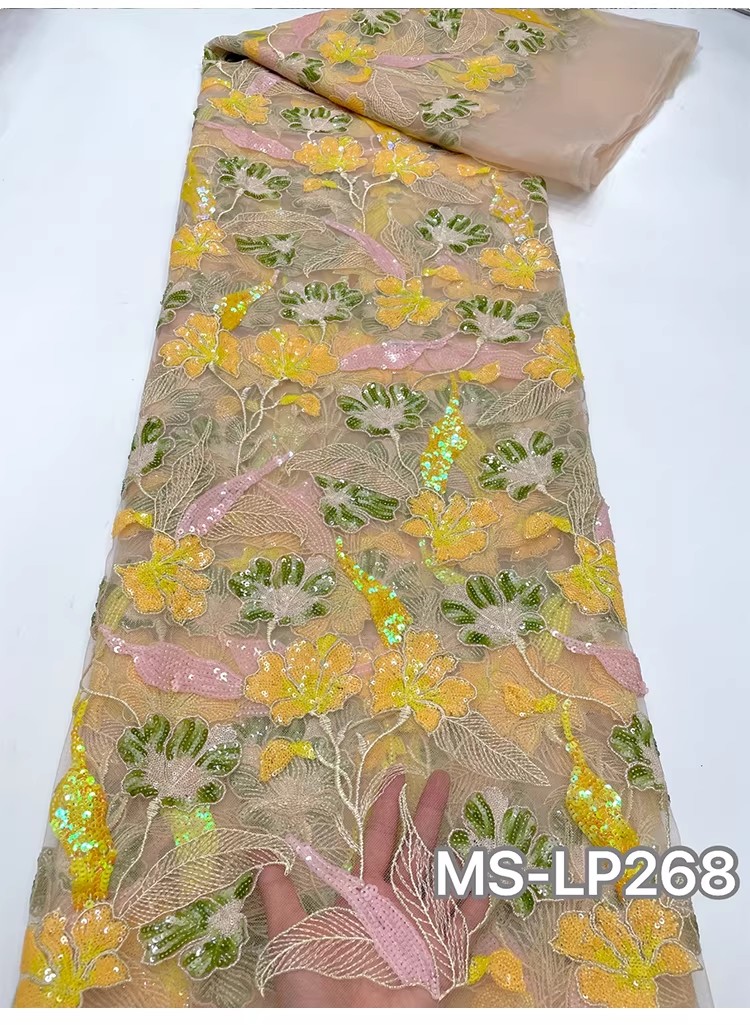 1 ياردة من قماش تلّا الفاخر ال - مراجعة Embroidery Net Dress وسعره