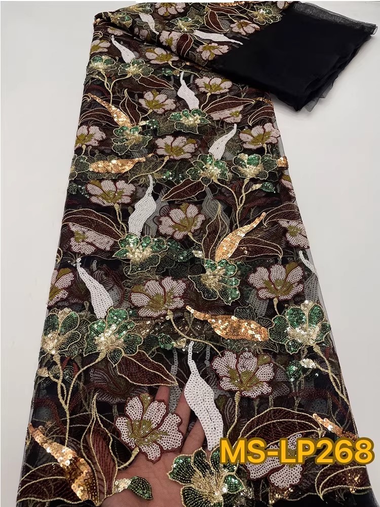 1 ياردة من قماش تلّا الفاخر ال - مراجعة Embroidery Net Dress وسعره