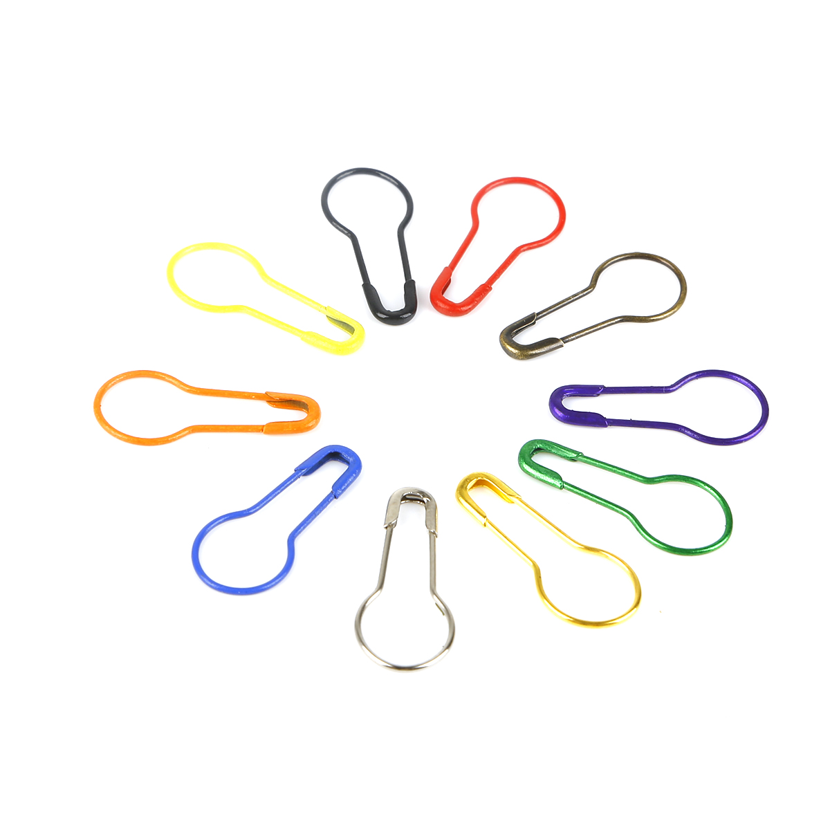 100 قطعة/مجموعة من مشابك الخيا - مراجعة Stitch Marker Ring وسعره