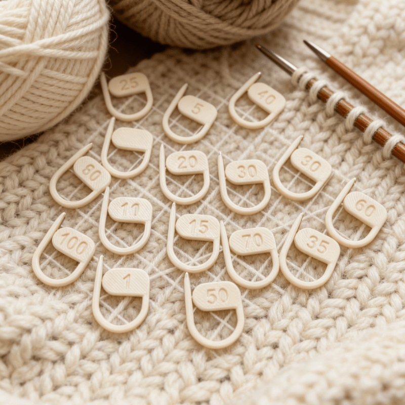 16 قطعة من علامات الحياكة الرق - مراجعة Stitch Marker Ring وسعره