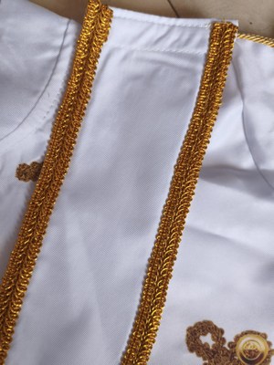 بدلة رسمية للأولاد بتطريز ذهبي - مراجعة Embroidery Uniforms وسعره